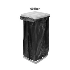 Orange85 VuilniszakHouder Vuilniszakstandaard Wit 60 Liter -Opslag Meubelwinkel 1000049511 0101