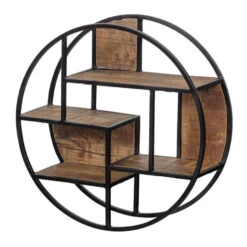 Wandrek 60cm - Mangohout - Bruin - Rond