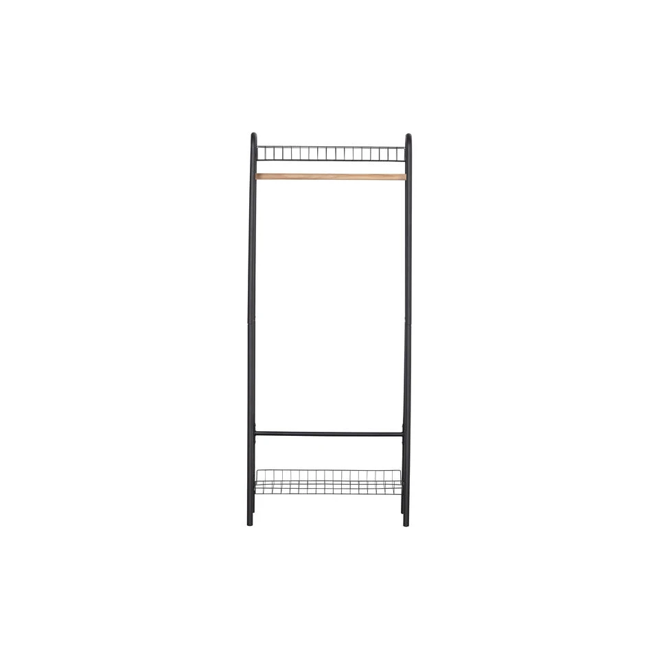 WOOOD Jovi Kledingrek - Metaal - Zwart - 167x70x41 4 WOOOD Jovi Kledingrek - Metaal - Zwart - 167x70x41 - Afbeelding 2