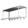 Industriële Kapstok Bobby Hoedenplank 6 Haaks - 32x120x39 Cm - Metaal - Grijs 2 Industriële Kapstok Bobby Hoedenplank 6 Haaks - 32x120x39 Cm - Metaal - Grijs -Opslag Meubelwinkel 1000054392