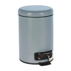 Merkloos Pedaalemmer - Grijs Blauw - 3 L - 17 X 25 Cm