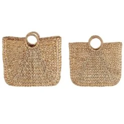 Beliani Mand POMPANO - Beige Waterhyacinth -Opslag Meubelwinkel 1000057118 0103