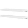 VIDAXL Wandplanken MDF Zwevend Voor Boeken/dvd Wit 2 St -Opslag Meubelwinkel 1000057881