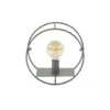 Hoyz - Wandschap 1L Circular S / Oud Zilver -Opslag Meubelwinkel 1000058477