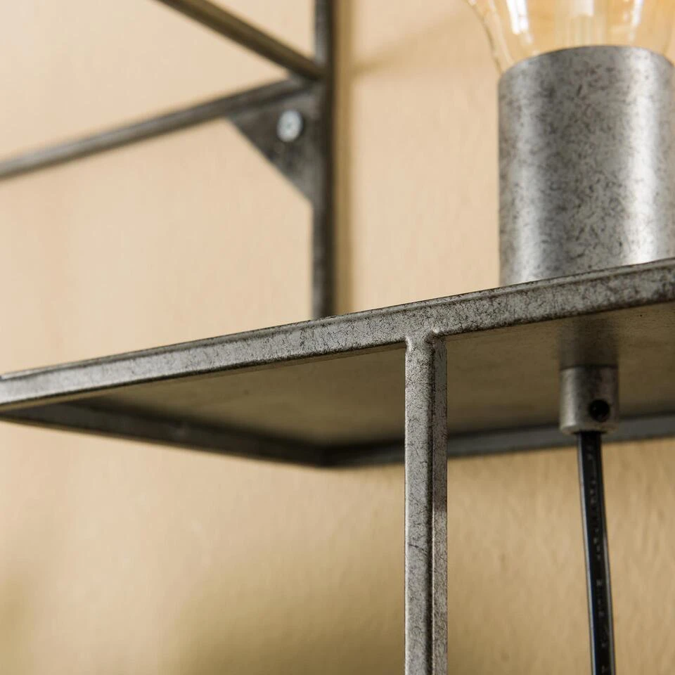 Hoyz - Wandschap 1L Cubic S / Oud Zilver 6 Hoyz - Wandschap 1L Cubic S / Oud Zilver - Afbeelding 4