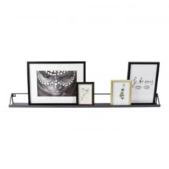 LOFT42 Pictured Fotoplank - Metaal - Mat Zwart - 8x110x8 -Opslag Meubelwinkel 1000061315 0101