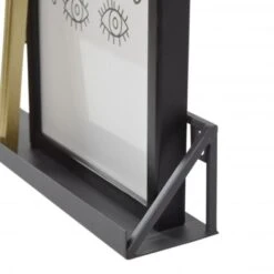 LOFT42 Pictured Fotoplank - Metaal - Mat Zwart - 8x110x8 -Opslag Meubelwinkel 1000061315 0102