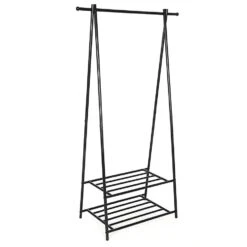 ACAZA Kledingrek - Metaal - Zwart -Opslag Meubelwinkel 1000066958 0102