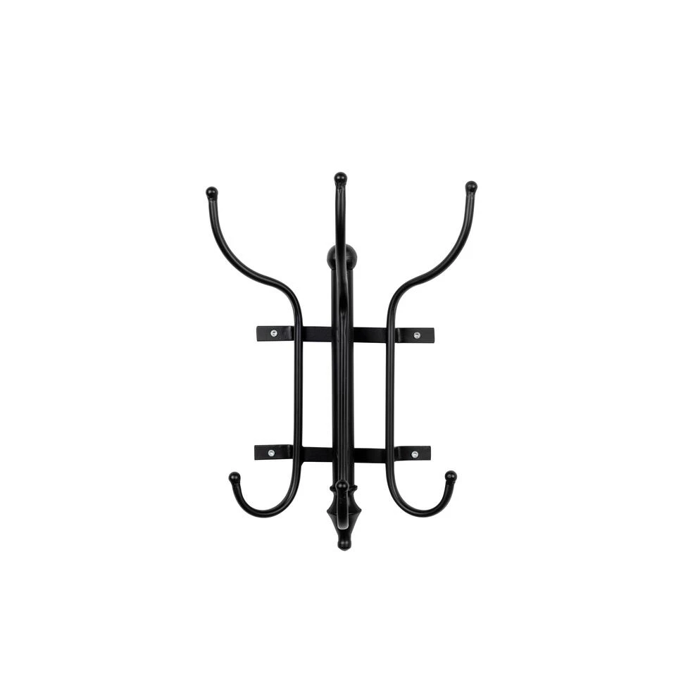 Parya Home - Ran Wandkapstok - Zwart Metaal 3 Parya Home - Ran Wandkapstok - Zwart Metaal