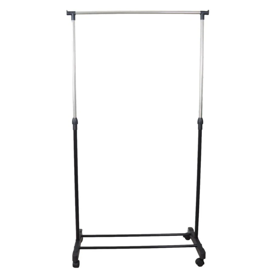 Orange85 Kledingrek Op Wieltjes Zwart Metaal Garderoberek 3 Orange85 Kledingrek Op Wieltjes Zwart Metaal Garderoberek