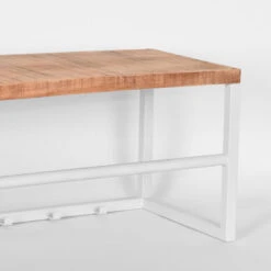 LABEL51 Kapstok Swing - Wit - Mangohout -Opslag Meubelwinkel 1000068904 0102