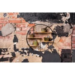 Henzo Wandrek - 50x50x10 Cm - Zwart 5 Henzo Wandrek - 50x50x10 Cm - Zwart -Opslag Meubelwinkel 1000071500 0103