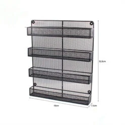 QUVIO Kruidenrek Groot Zwart -Opslag Meubelwinkel 1000071749 0101