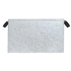 QUVIO Opbergmand Vilt - Grijs -Opslag Meubelwinkel 1000071784 0102