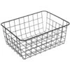 QUVIO Draadmand Metaal - Zwart 2 QUVIO Draadmand Metaal - Zwart -Opslag Meubelwinkel 1000071787