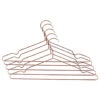 QUVIO Kledinghanger Set Van 5 - Metaal - Koperkleur -Opslag Meubelwinkel 1000071818
