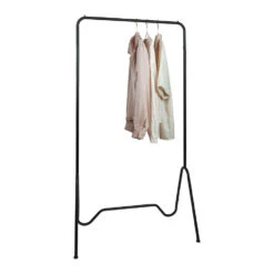 QUVIO Kledingrek Metaal - Zwart -Opslag Meubelwinkel 1000071825 0102