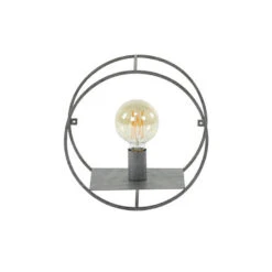 Industrieel Wandschap Dirk Rond 30 Cm 1-lichts 15x30x30 Cm Metaal