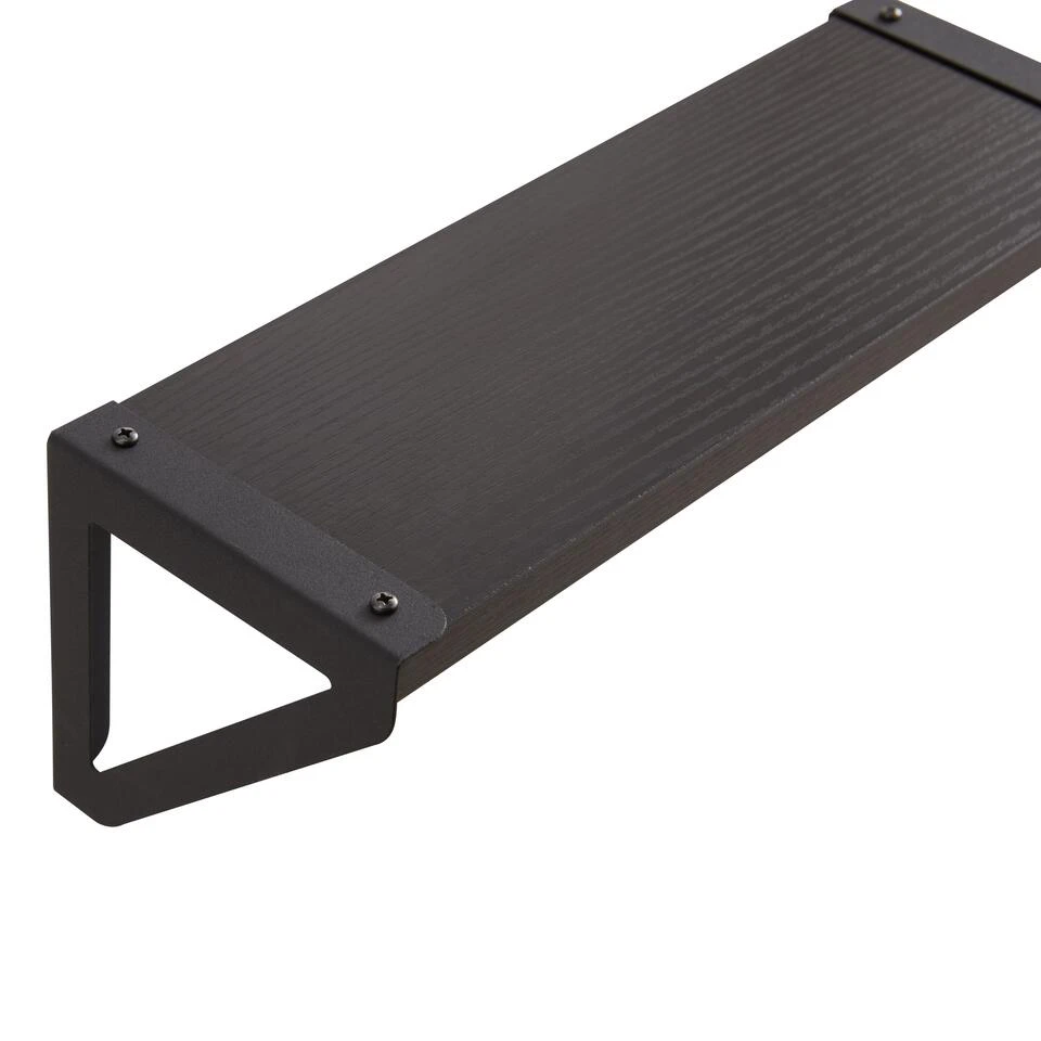 ACAZA Set Van 3 Wandplanken - 30, 35 En 40 Cm Lang - Zwart 5 ACAZA Set Van 3 Wandplanken - 30, 35 En 40 Cm Lang - Zwart - Afbeelding 3