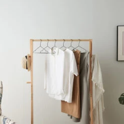 ACAZA Set Van 20 Premium Kledinghangers - Metaal - Zwart -Opslag Meubelwinkel 1000073993 0101