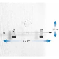 ACAZA Set Van 30 Broekhangers Met Knijpers Voor Heren Of Dames -Opslag Meubelwinkel 1000074000 0103