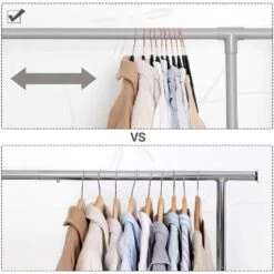 ACAZA Set Van 50 Fluwelen Kledinghangers - Zwart -Opslag Meubelwinkel 1000074002 0103