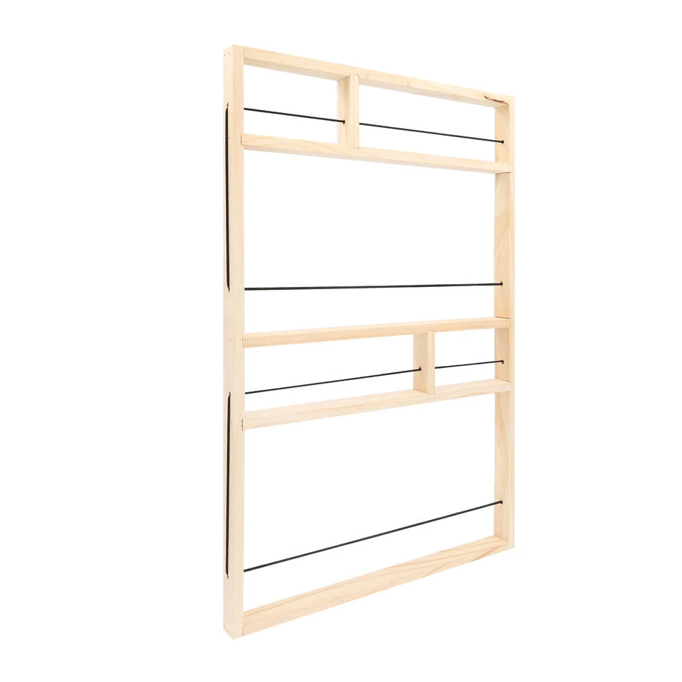 QUVIO Wandrek - 60 X 42 Cm - Hout 5 QUVIO Wandrek - 60 X 42 Cm - Hout - Afbeelding 3