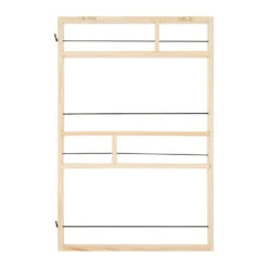 QUVIO Wandrek - 60 X 42 Cm - Hout 9 QUVIO Wandrek - 60 X 42 Cm - Hout -Opslag Meubelwinkel 1000074114 0103