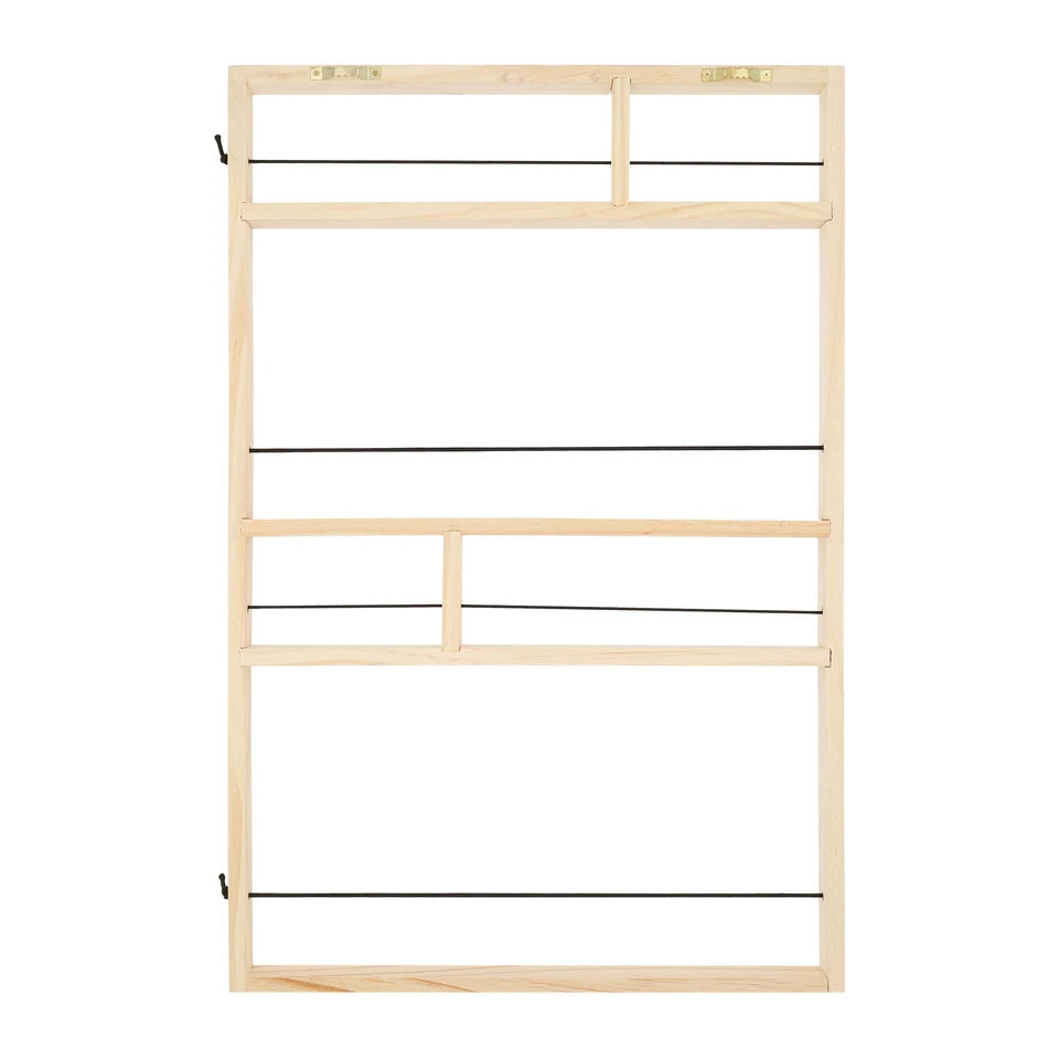 QUVIO Wandrek - 60 X 42 Cm - Hout 6 QUVIO Wandrek - 60 X 42 Cm - Hout - Afbeelding 4