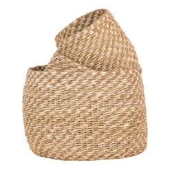 Giga Meubel Bloemenmand Rotan - Set Van 3 - Zeegras Mand Venoso -Opslag Meubelwinkel 1000074120 0102