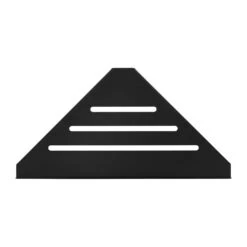 QUVIO Wandplank Hoek - Metaal - Zwart 9 QUVIO Wandplank Hoek - Metaal - Zwart -Opslag Meubelwinkel 1000074147 0103