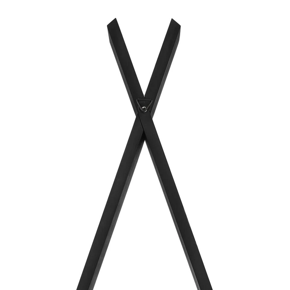 QUVIO Wandplank Driehoek -Hout - Zwart 6 QUVIO Wandplank Driehoek -Hout - Zwart - Afbeelding 4