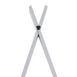 QUVIO Wandplank Driehoek -Hout - Grijs -Opslag Meubelwinkel 1000074809 0103