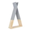QUVIO Wandplank Driehoek -Hout - Grijs 1 QUVIO Wandplank Driehoek -Hout - Grijs -Opslag Meubelwinkel 1000074809