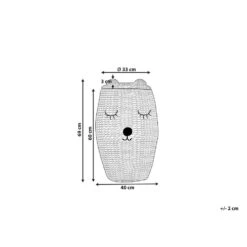Beliani Mand SAMBUR - Natuurlijk Waterhyacinth -Opslag Meubelwinkel 1000074992 0102