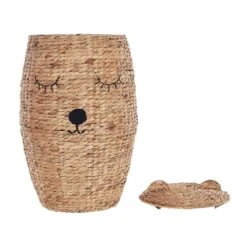 Beliani Mand SAMBUR - Natuurlijk Waterhyacinth -Opslag Meubelwinkel 1000074992 0103