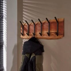 Carter Kapstok 2x6 - Metaal - Bruin 7 Carter Kapstok 2x6 - Metaal - Bruin -Opslag Meubelwinkel 1000076596 0101