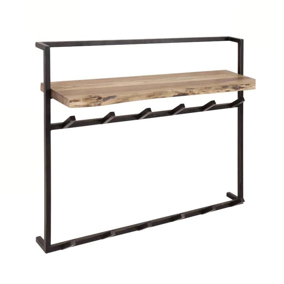 Woody Kapstok Metaal - Hout - Bruin 3 Woody Kapstok Metaal - Hout - Bruin