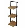 Woody Metaal Wandplank - Hout - Bruin -Opslag Meubelwinkel 1000076604