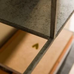 Wietse Wandschap Vierkant - Metaal - Grijs -Opslag Meubelwinkel 1000076608 0103