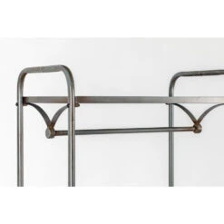 Giga Meubel Kapstok Kast Metaal - 36x61x171cm - Kapstok Bravo -Opslag Meubelwinkel 1000077105 0103