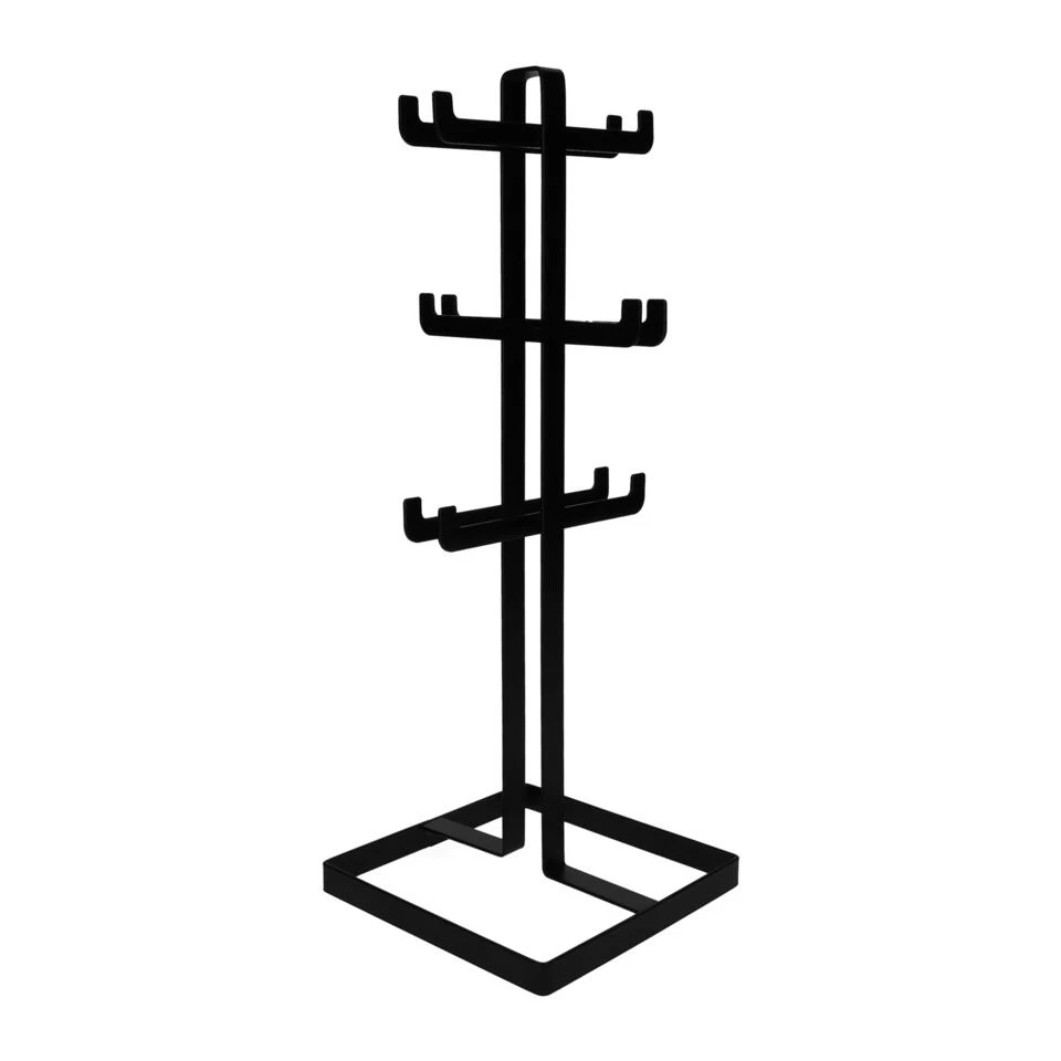 QUVIO Mokken Houder - Metaal - Zwart 3 QUVIO Mokken Houder - Metaal - Zwart