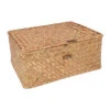 QUVIO Opbergmand - 29 X 19 X 12 Cm - Rotan - Bruin -Opslag Meubelwinkel 1000077164