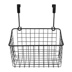 QUVIO Opbergrek Ophangbaar - Metaal - Zwart -Opslag Meubelwinkel 1000079366 0102