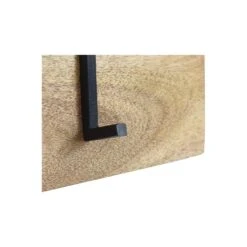 HSM Collection Kapstok Mango - 11 X30 Cm - Hout, Zwart -Opslag Meubelwinkel 1000081062 0102