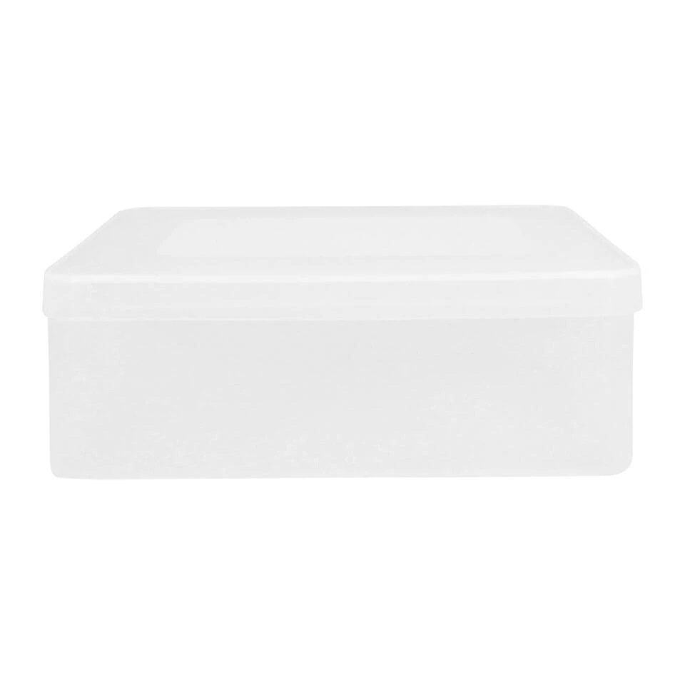 QUVIO Opbergdoos - 30 X 21 X 11 Cm - Plastic - Transparant 4 QUVIO Opbergdoos - 30 X 21 X 11 Cm - Plastic - Transparant - Afbeelding 2