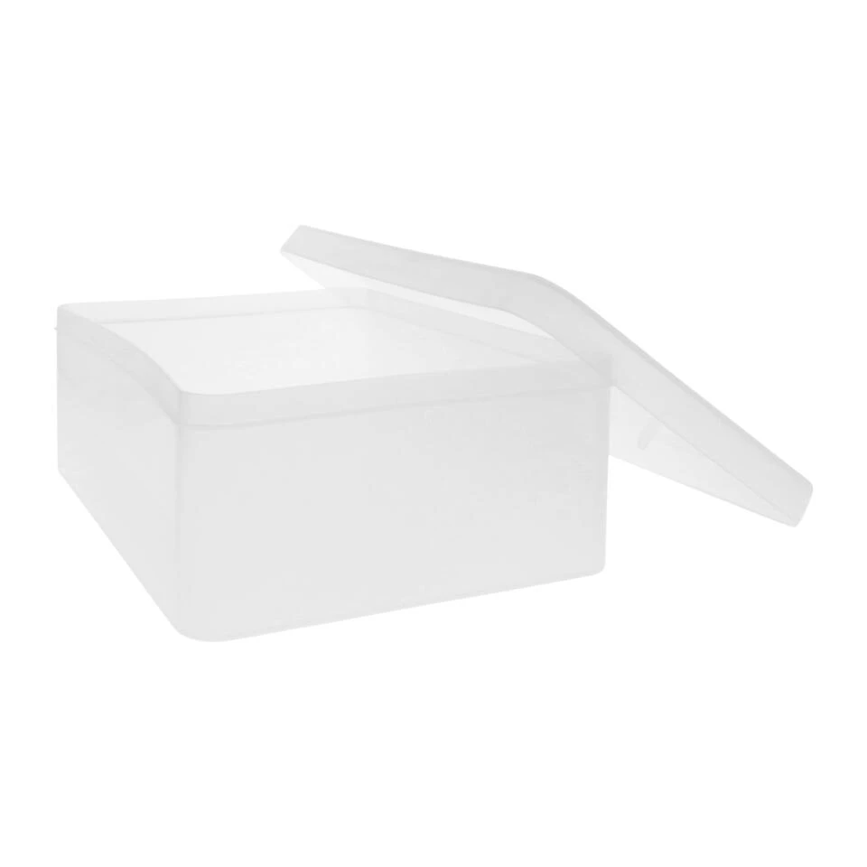 QUVIO Opbergdoos - 30 X 21 X 11 Cm - Plastic - Transparant 5 QUVIO Opbergdoos - 30 X 21 X 11 Cm - Plastic - Transparant - Afbeelding 3