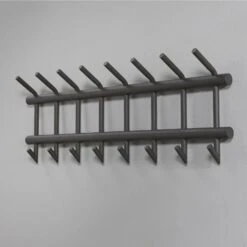 Isaac Kapstok 8 - Metaal - Grijs -Opslag Meubelwinkel 1000082708 0103