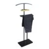 MISOU Dressboy Kledingstandaard Kledinghouder Zwart 114 Cm Bamboe En Metaal -Opslag Meubelwinkel 1000085652