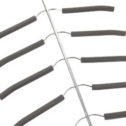 Orange85 Kledinghanger Voor 6 Shirts Zilverkleurig 56x36x1.5 Cm Metaal -Opslag Meubelwinkel 1000085661 0111